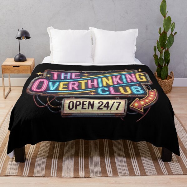 Item preview, Overthinking Is My Cardio 24/7 designed and sold by NewRedLady.