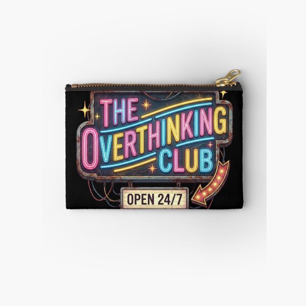 Item preview, Overthinking Is My Cardio 24/7 designed and sold by NewRedLady.