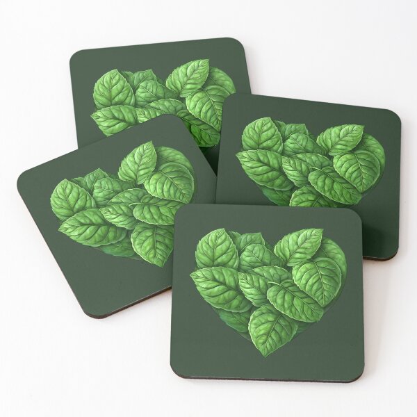 Item preview, Heart №40 Vibrant Green Leaf Heart designed and sold by SyberGen.