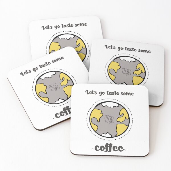 Item preview, Let's Go Taste Some Coffee Travel Graphic designed and sold by Bold & Brewed.