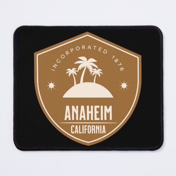 Item preview, Anaheim California Vintage Palm Tree Badge designed and sold by American Travels.