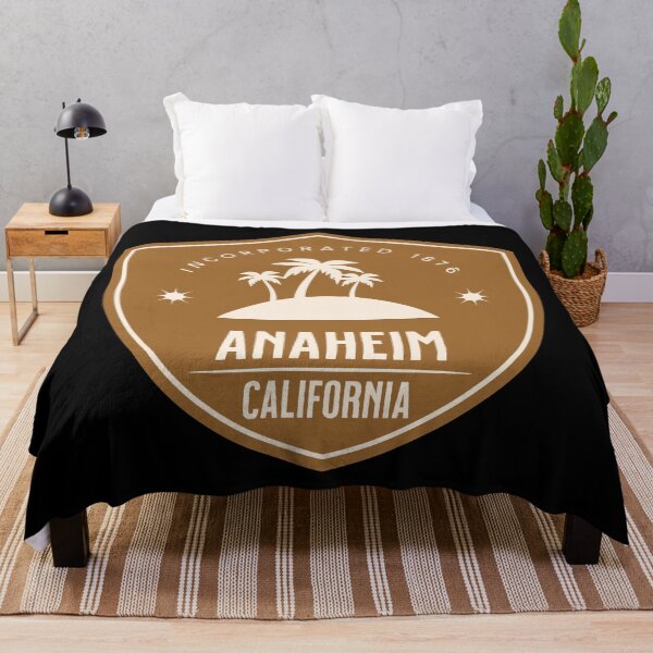 Item preview, Anaheim California Vintage Palm Tree Badge designed and sold by American Travels.
