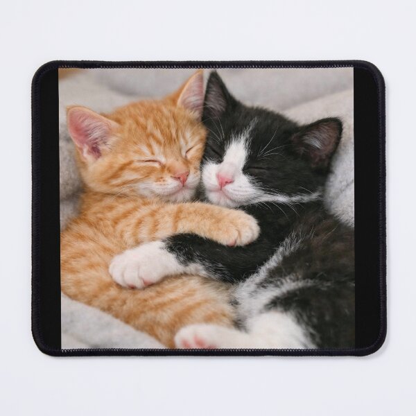 Item preview, Kittens Hugging While Sleeping designed and sold by CyberCanvasCo.