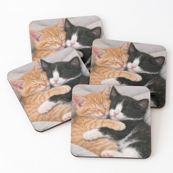 Item preview, Kittens Hugging While Sleeping designed and sold by CyberCanvasCo.