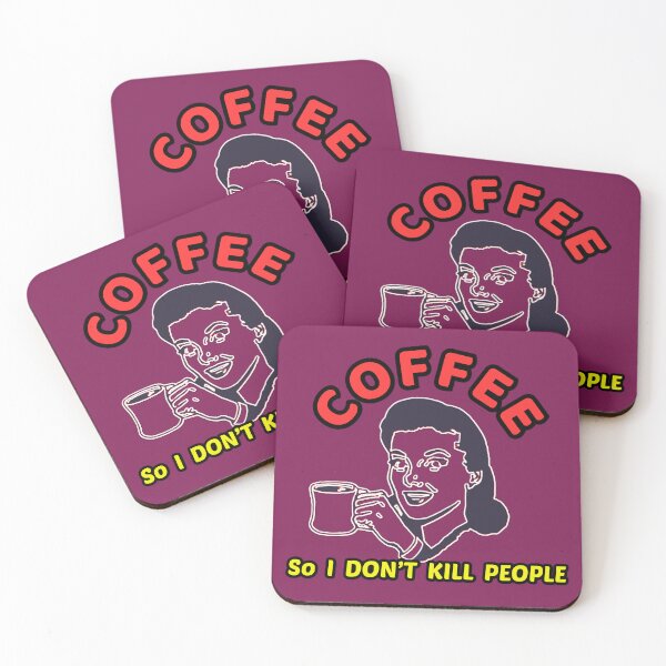 Item preview, Coffee So I Don't Kill People Funny Coffee Quote designed and sold by Lovemountain.