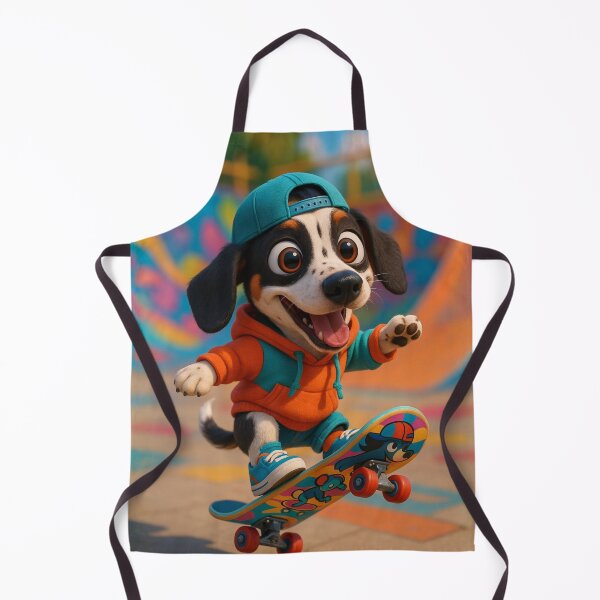 Item preview, Skater Piebald Dachshund designed and sold by Sillytoe.