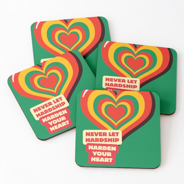 Item preview, Never let hardship, harden your heart motivational design  designed and sold by TheProverbsMom.