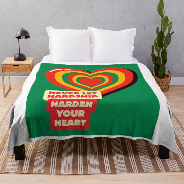 Item preview, Never let hardship, harden your heart motivational design  designed and sold by TheProverbsMom.