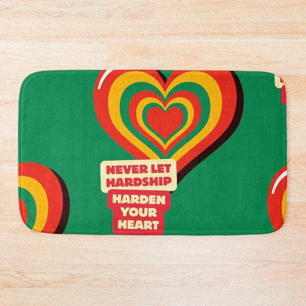 Item preview, Never let hardship, harden your heart motivational design  designed and sold by TheProverbsMom.