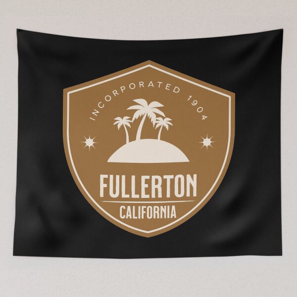 Item preview, Fullerton California Vintage Palm Tree Badge designed and sold by American Travels.