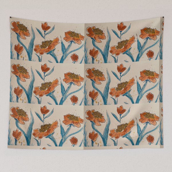 Item preview, Graphic flowers designed and sold by carrinajh.
