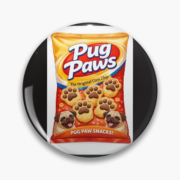 Item preview, Pug Paws - The Original Corn Chip designed and sold by 2Puglife.