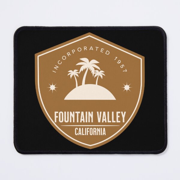 Item preview, Fountain Valley California Vintage Palm Tree Badge designed and sold by American Travels.
