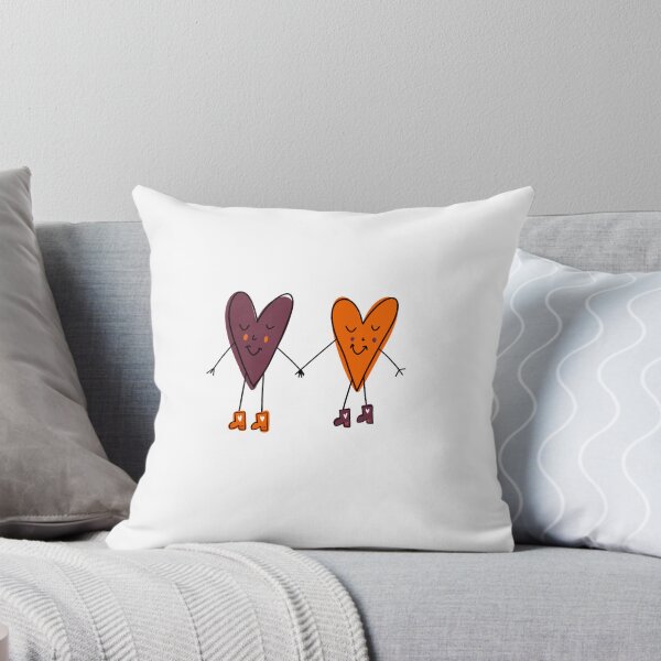 Item preview, Maroon and Orange Hearts designed and sold by SunnySwims.