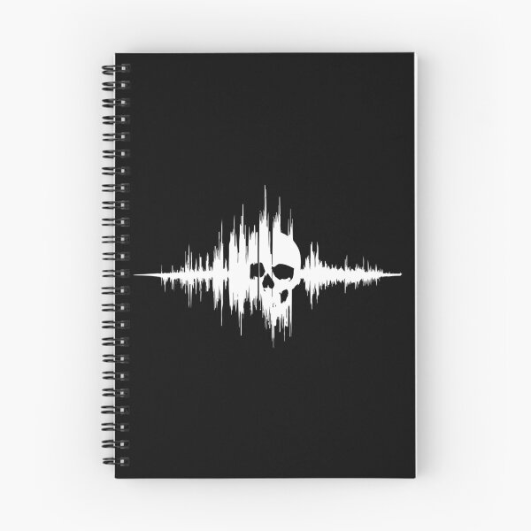 Item preview, Skull Waveform designed and sold by bloombirdsong.
