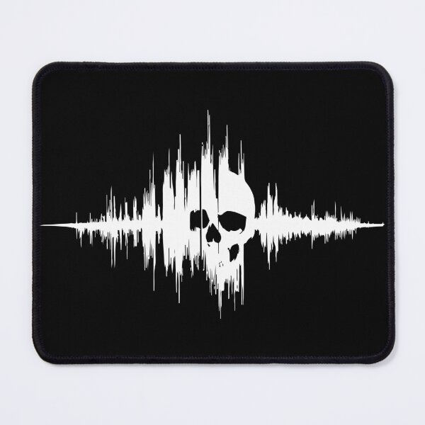 Item preview, Skull Waveform designed and sold by bloombirdsong.