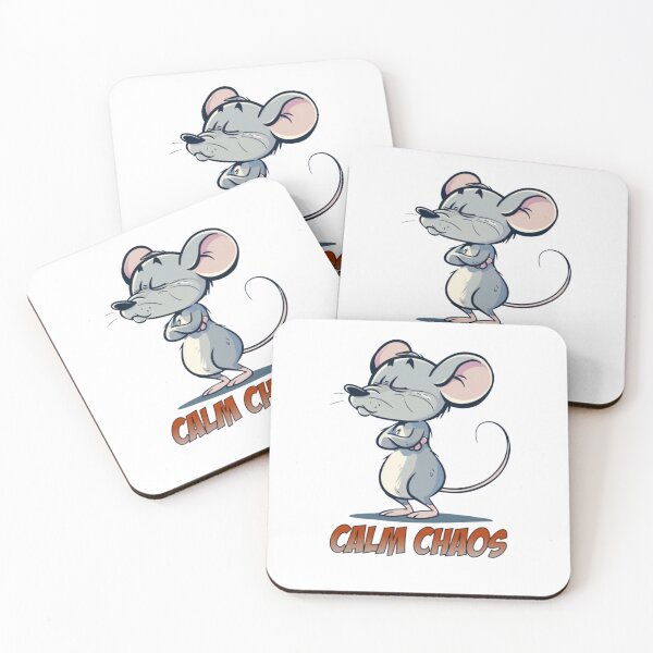 Item preview, Street Mouse Soft Chaos Collection – Calm Chaos Mouse Cartoon designed and sold by MiraLumeStudio.