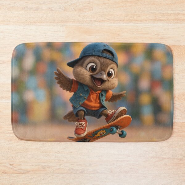 Item preview, Skater Pied Billed Grebe designed and sold by Sillytoe.