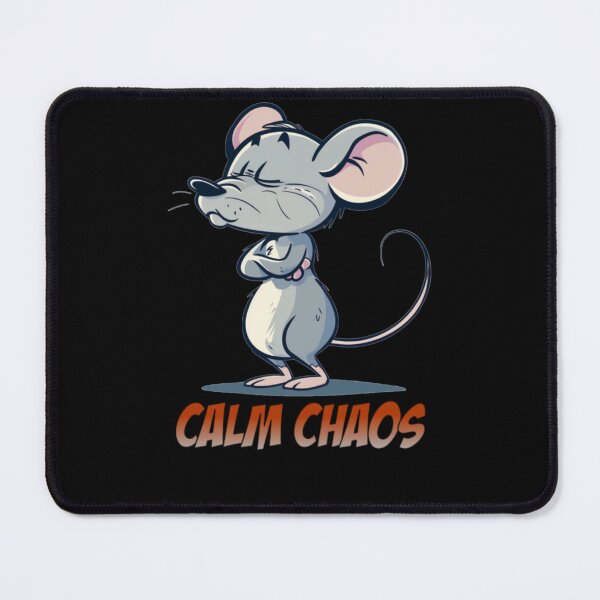 Item preview, Street Mouse Soft Chaos Collection – Calm Chaos Mouse Cartoon designed and sold by MiraLumeStudio.