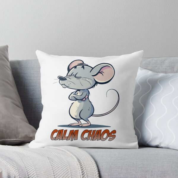 Item preview, Street Mouse Soft Chaos Collection – Calm Chaos Mouse Cartoon designed and sold by MiraLumeStudio.