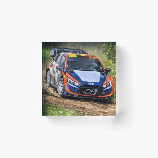 Item preview, i20 WRC Rally Car Illustration | Modern Rally Stage designed and sold by TeeFuel.