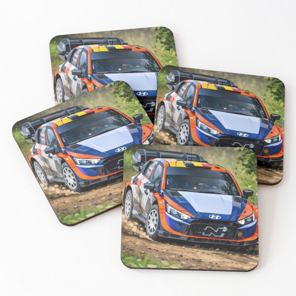 Item preview, i20 WRC Rally Car Illustration | Modern Rally Stage designed and sold by TeeFuel.