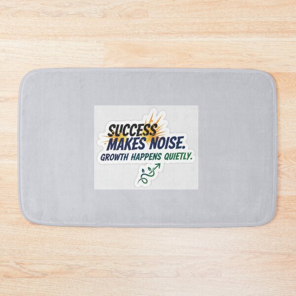 Item preview, Silent Growth Success Mindset Motivational Sticker designed and sold by Scro-Ciob-Shop.