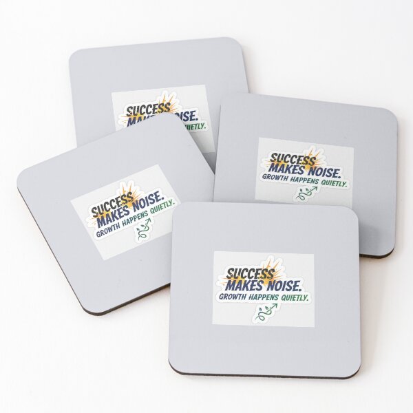 Item preview, Silent Growth Success Mindset Motivational Sticker designed and sold by Scro-Ciob-Shop.
