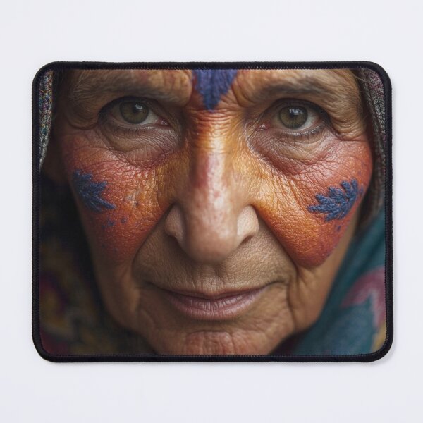 Item preview, Portrait of old woman face designed and sold by tipitoes.