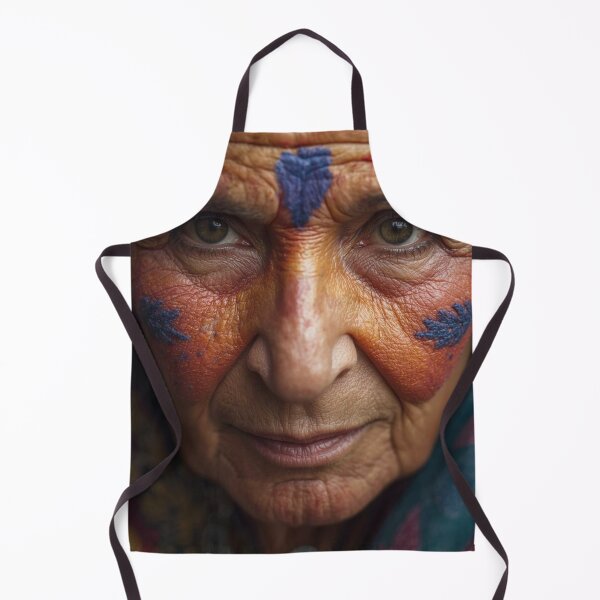 Item preview, Portrait of old woman face designed and sold by tipitoes.