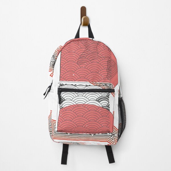 Item preview, Japanese Koi Fish with Rising Sun – Modern Asian Graphic Illustration designed and sold by Bianormal.