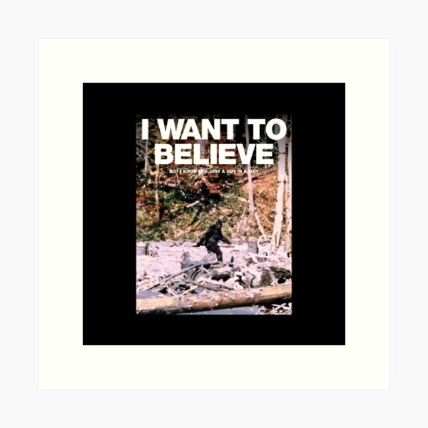 Item preview, I Want To Believe designed and sold by The Common Tee.