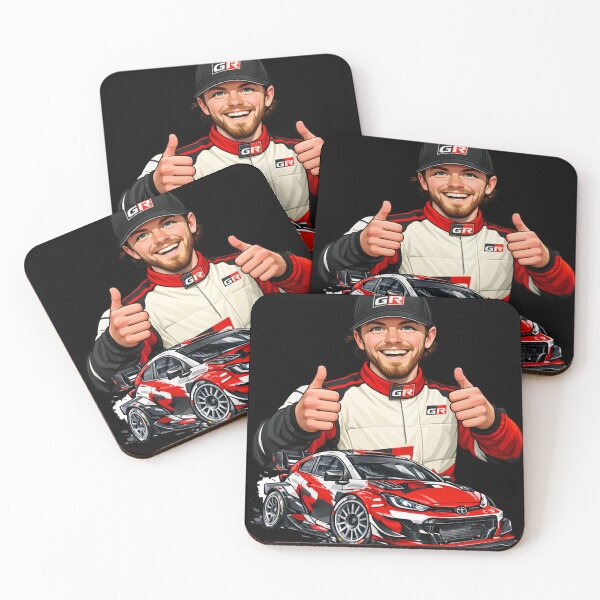 Item preview, Rally Icon Caricature | Scandinavian WRC Star designed and sold by TeeFuel.