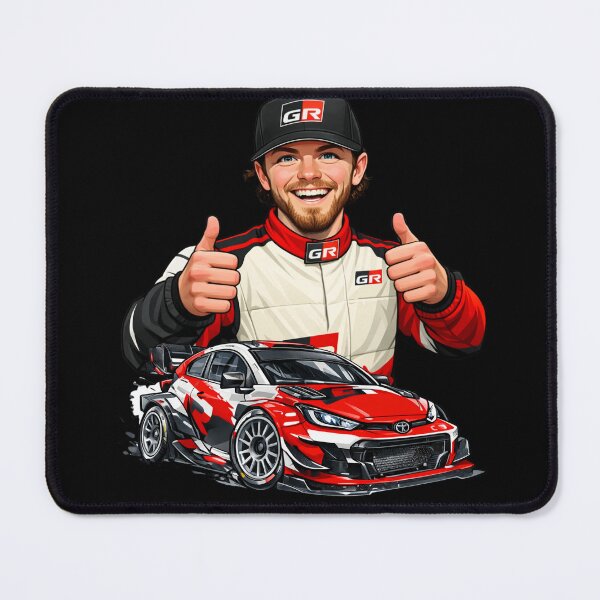 Item preview, Rally Icon Caricature | Scandinavian WRC Star designed and sold by TeeFuel.