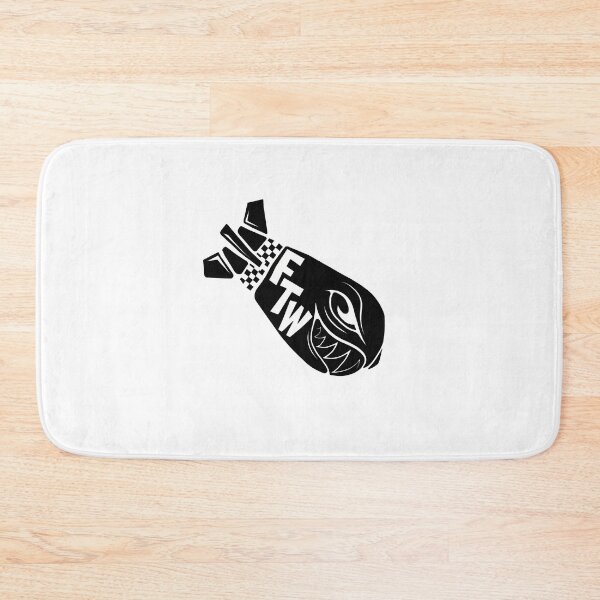 Item preview, FTW Retro Bomb Tattoo - Shark Mouth Nose Art designed and sold by 1001T-Shirt.
