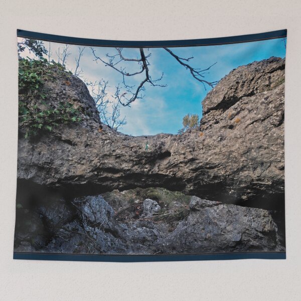 Item preview, Pareidolia of two stone elephant calves linked by their trunks! designed and sold by Alan-David.