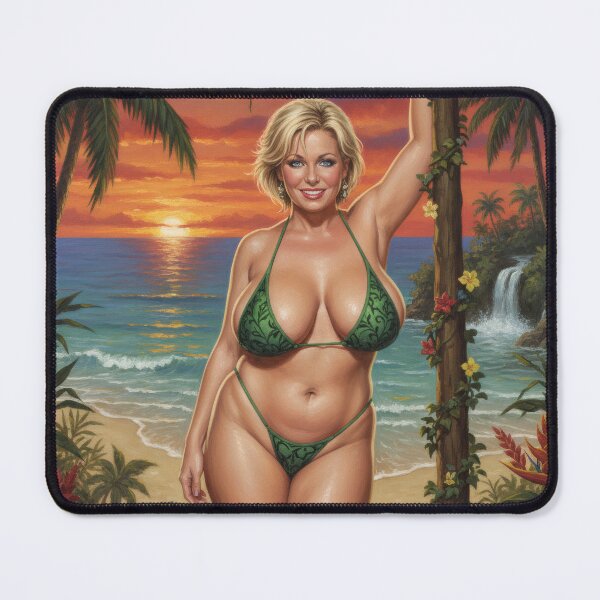 Item preview, mature blonde and voluptuous in the tropics. designed and sold by Chubby Chase.