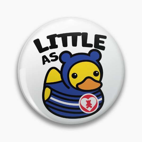 Item preview, Little As Duck DDlg Pride Flag Rubber Duck designed and sold by DesiDuck.