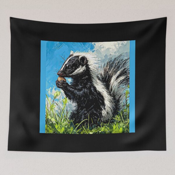 Item preview, Skunk Family – Artistic Wildlife Print designed and sold by Helios Be. Lavsh.