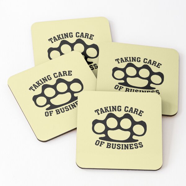 Item preview, Taking Care of Business Knuckle Duster - Tough Biker Art designed and sold by 1001T-Shirt.