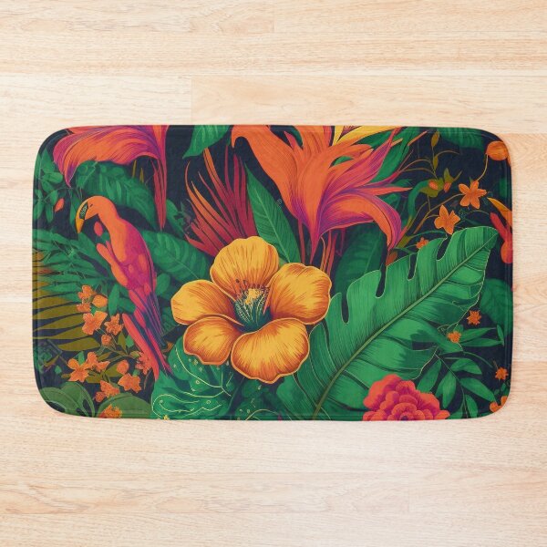 Item preview, Tropical Flowers  Floral Illustration designed and sold by Lovemountain.