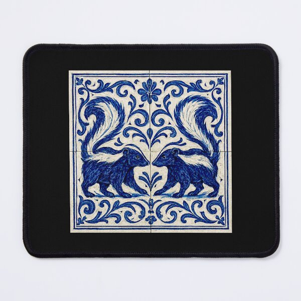 Item preview, Skunk Family – Artistic Wildlife Print #1 designed and sold by Helios Be. Lavsh.