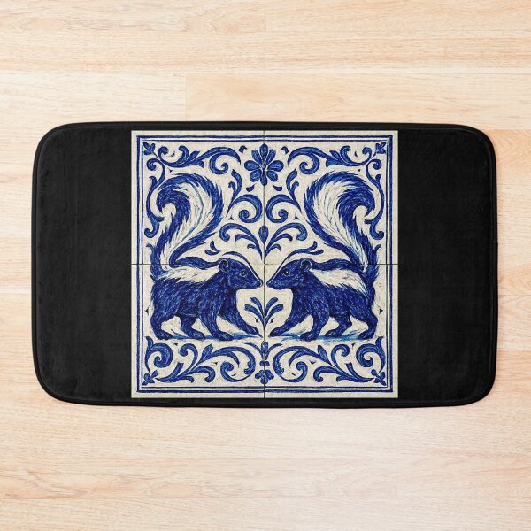 Item preview, Skunk Family – Artistic Wildlife Print #1 designed and sold by Helios Be. Lavsh.