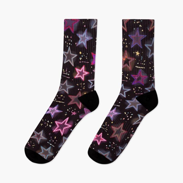 Item preview, Neon Stars Pattern designed and sold by Mark Cannon.