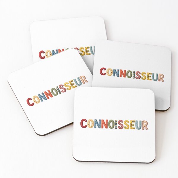 Item preview, CONNOISSEUR - IN COLORFUL FAUX LETTERING designed and sold by AlexOBrienArt.