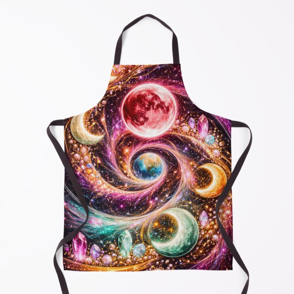 Item preview, Crescent Moons Crystal Gems Moonshine Spirals designed and sold by scicilysimonee.