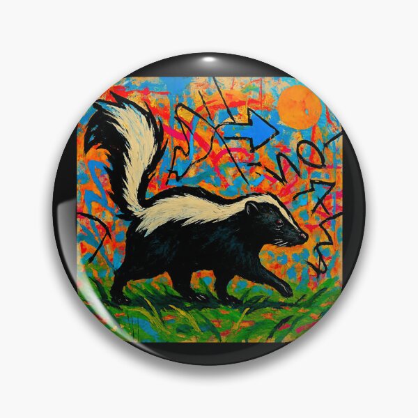 Item preview, Skunk Family – Artistic Wildlife Print #3 designed and sold by Helios Be. Lavsh.