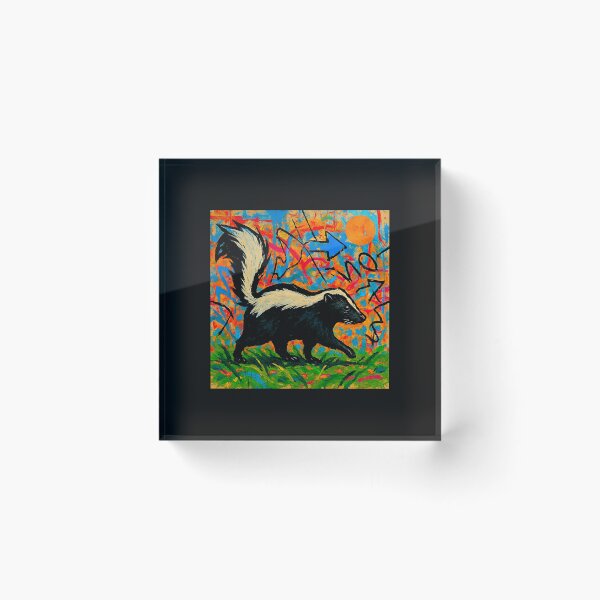 Item preview, Skunk Family – Artistic Wildlife Print #3 designed and sold by Helios Be. Lavsh.