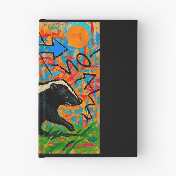 Item preview, Skunk Family – Artistic Wildlife Print #3 designed and sold by Helios Be. Lavsh.