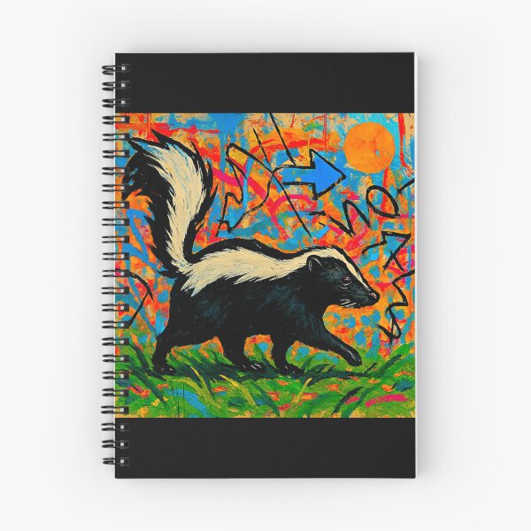Item preview, Skunk Family – Artistic Wildlife Print #3 designed and sold by Helios Be. Lavsh.